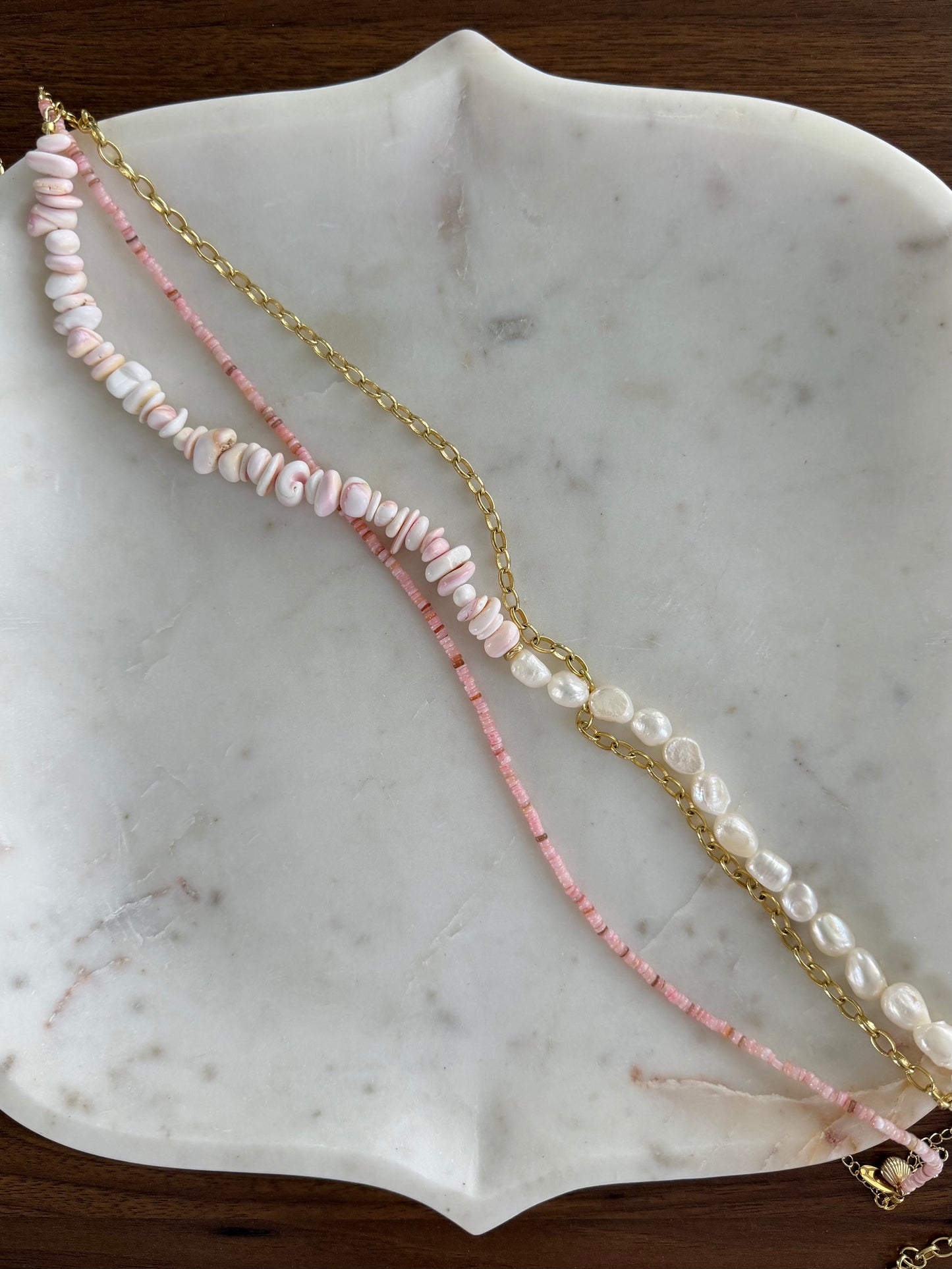 Isla Necklace - Peony