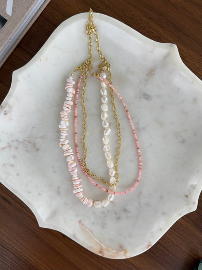 Isla Necklace - Peony